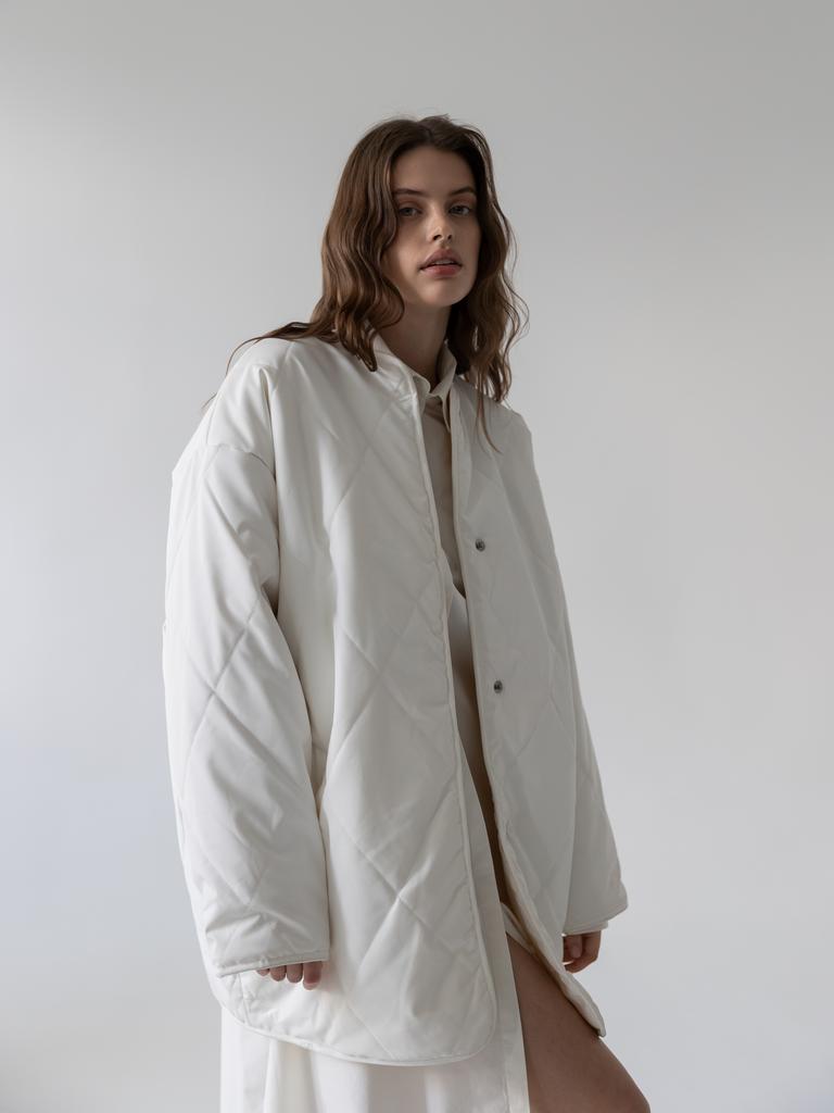 Куртка стеганная утепленная WHITE