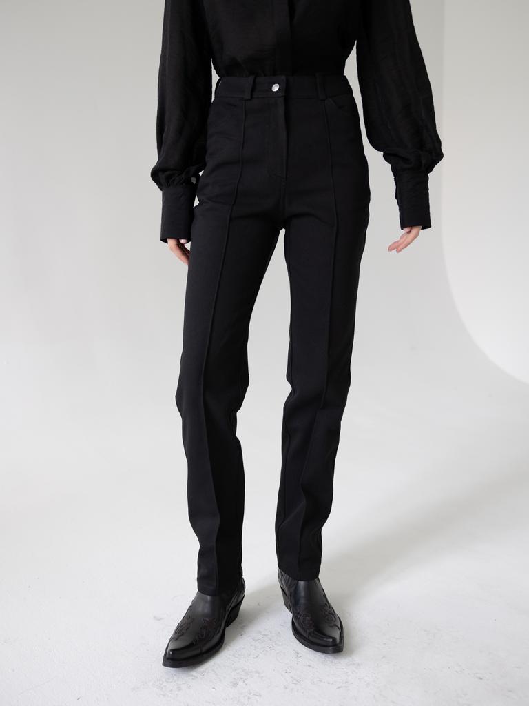 Джинсы с отстрочкой