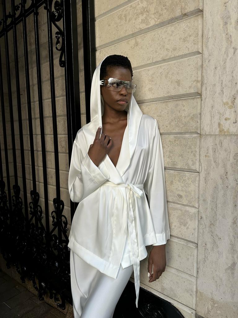 Накидка с капюшоном RI из сатина