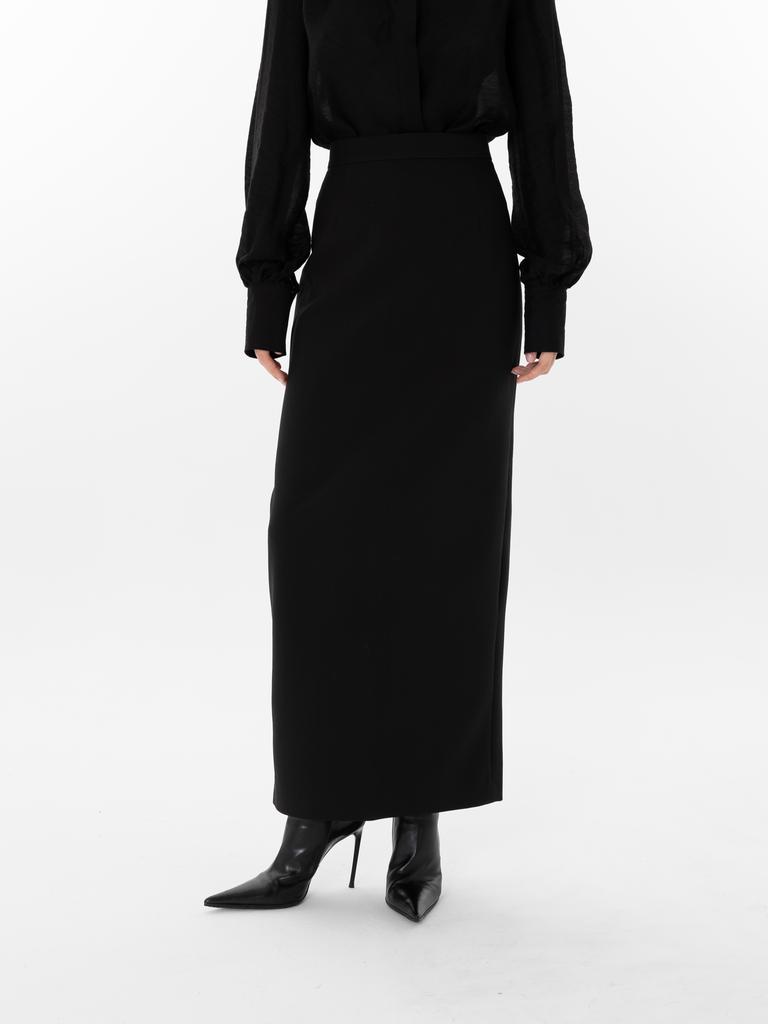 Юбка макси NE ГУЧЧИ c ручной отстрочкой