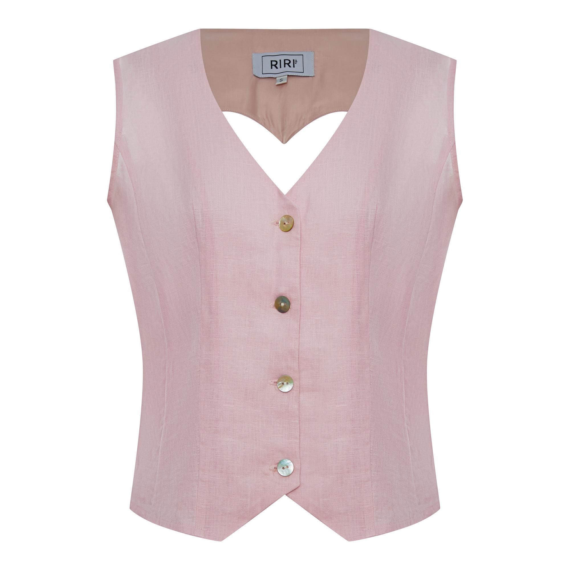 Жилетка изо льна “LOVE”