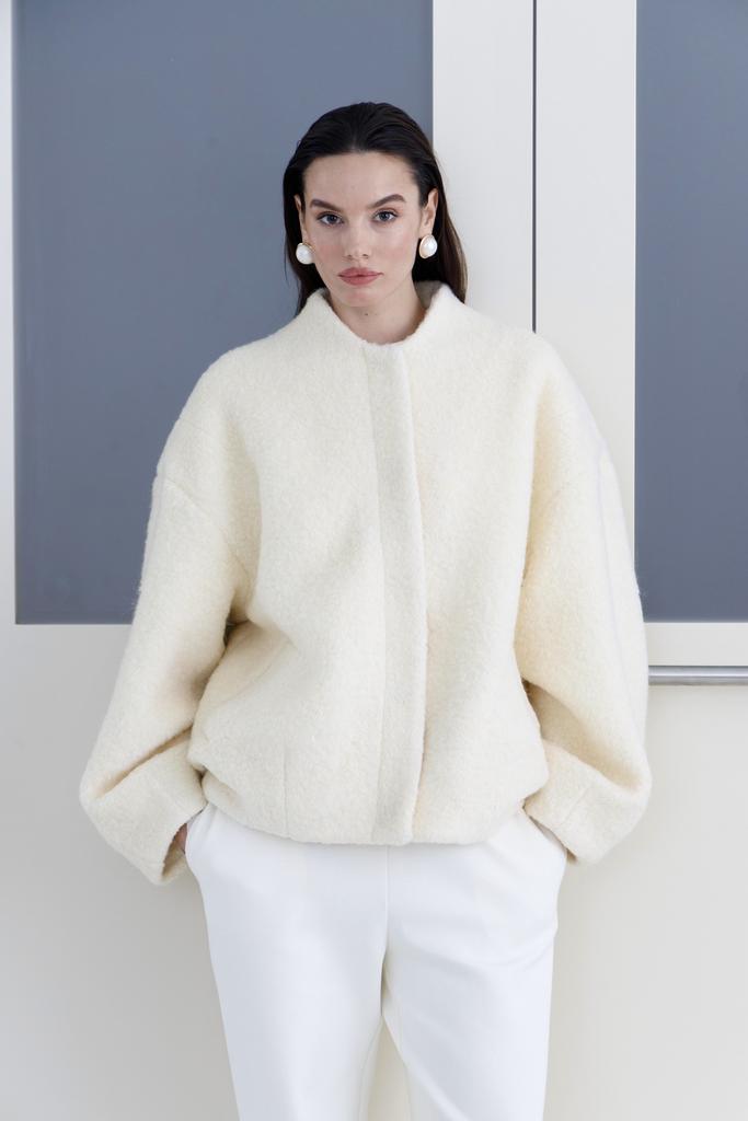 Бомбер ROSIE из шерсти букле